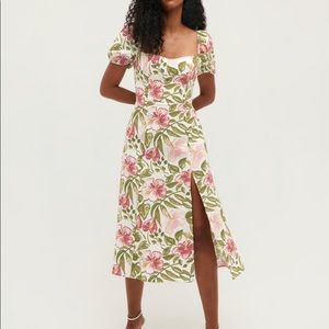 Reformation Denver Linen Dress Kauai